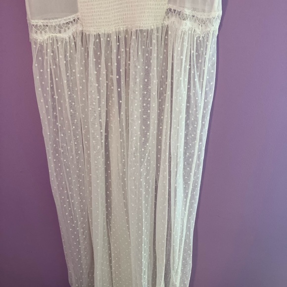 Free People NWT Corset Polka Dot Netting Kimono - Picture 7 of 10